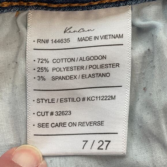 KANCAN Estilio Blue Denim Skinny Leg Jeans 7/27 - Picture 11 of 12